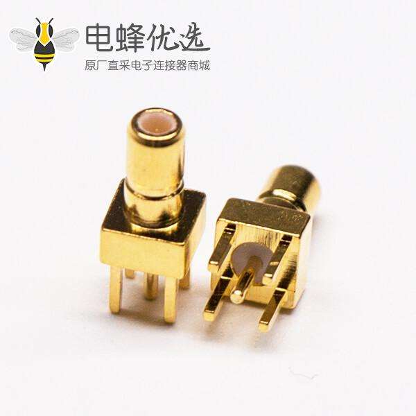 SSMB直式连接器PCB电路板直插镀金母头