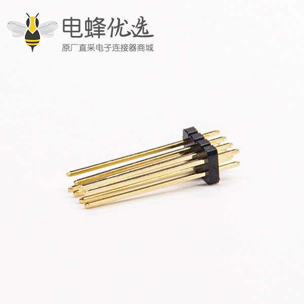 1.27mm间距排针双排直式180度2&times;4PIN插孔