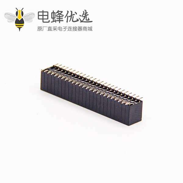 贴板式排母连接器直式180度双排50孔