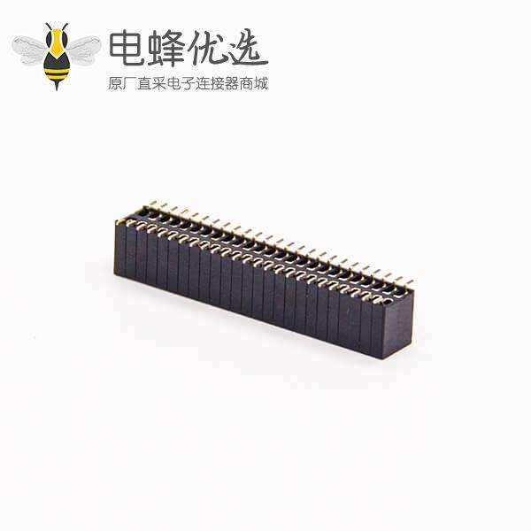 贴板式排母连接器直式180度双排50孔