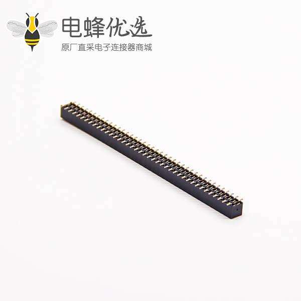 排母180度贴板双排80pinSMT贴片式