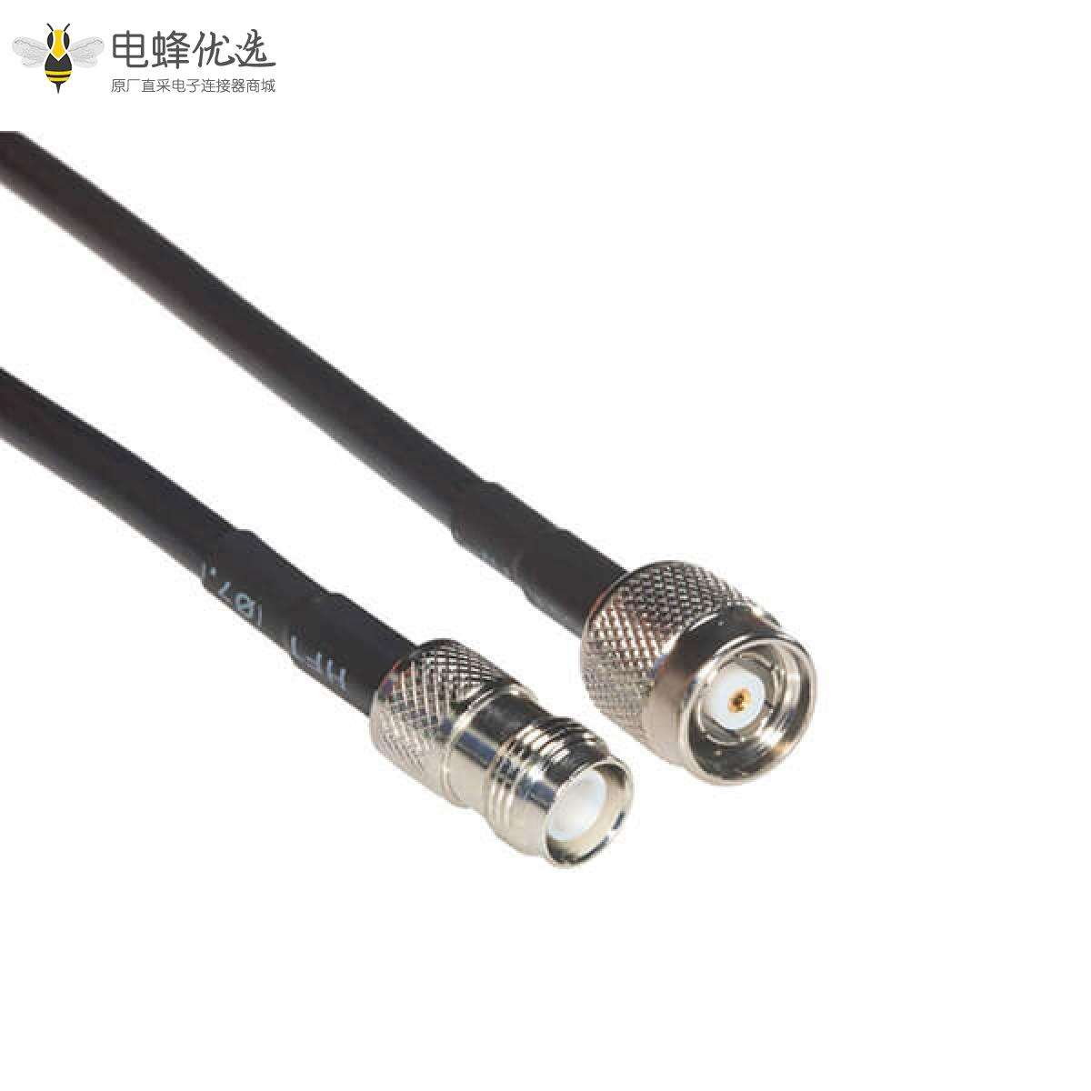 TNC系列射频连接器反极公头转母头接RG58线