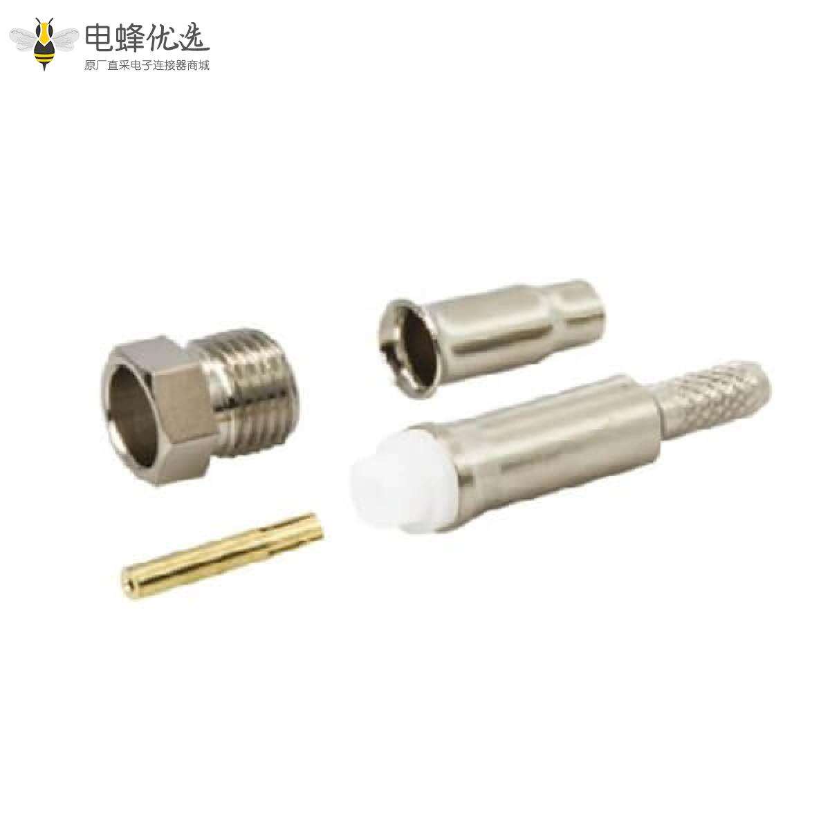 FME连接器插孔50Ω2GHz直式电缆安装压接端子