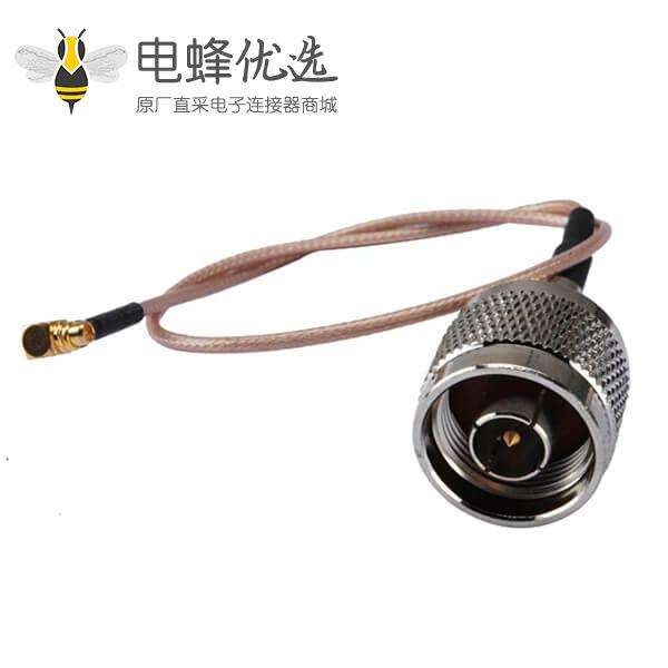 射频线N头公头转MMCX公头接RG316线线长15CM