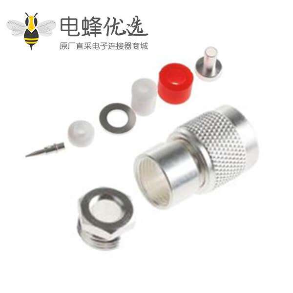 TNC插头直公50&Omega;电缆安装焊接端子URM43