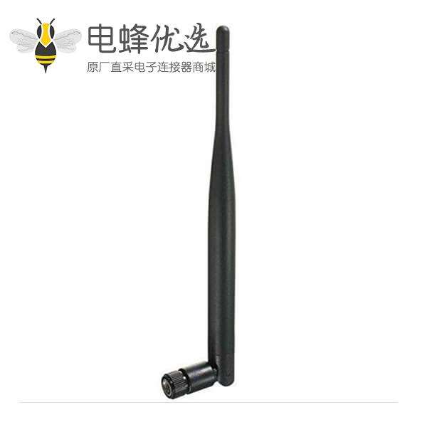 反极SMA 2.4G WiFi天线公头可折叠IP PC网络摄像机监控天线