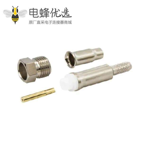 FME连接器插孔50&Omega;2GHz直式电缆安装压接端子