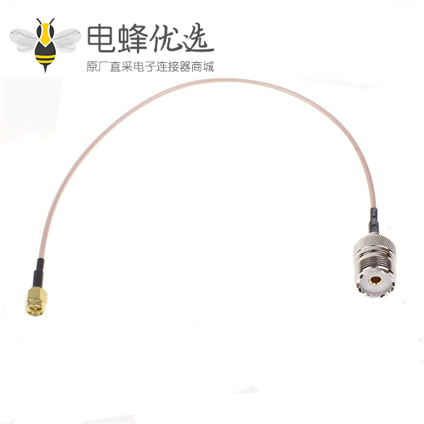 RF转 SMA射频测试线RG316接UHF母头