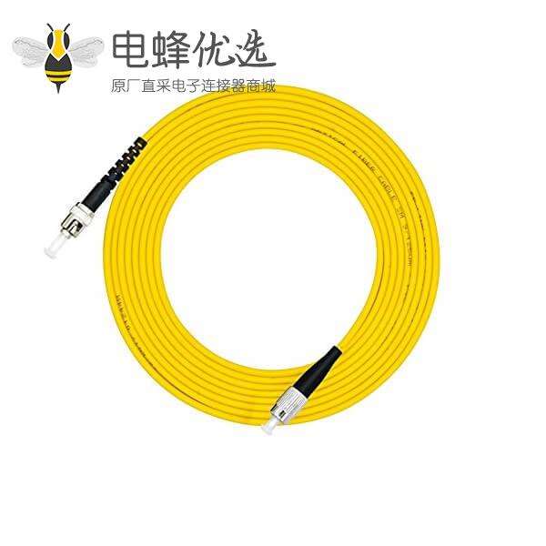 FC光纤跳线转ST 9/125&mu;m单工单模OS2线长3M