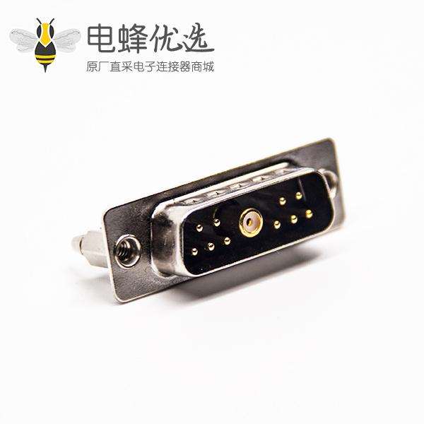 d sub连接器11w1大电流直式180度插板式接PCB板