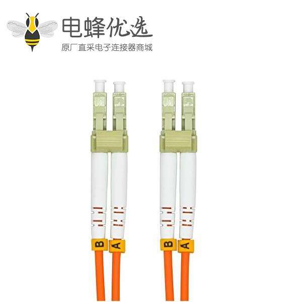 光纤跳线厂家供应LC转LC双工多模光纤跳线50/125&mu;m OM2 3米