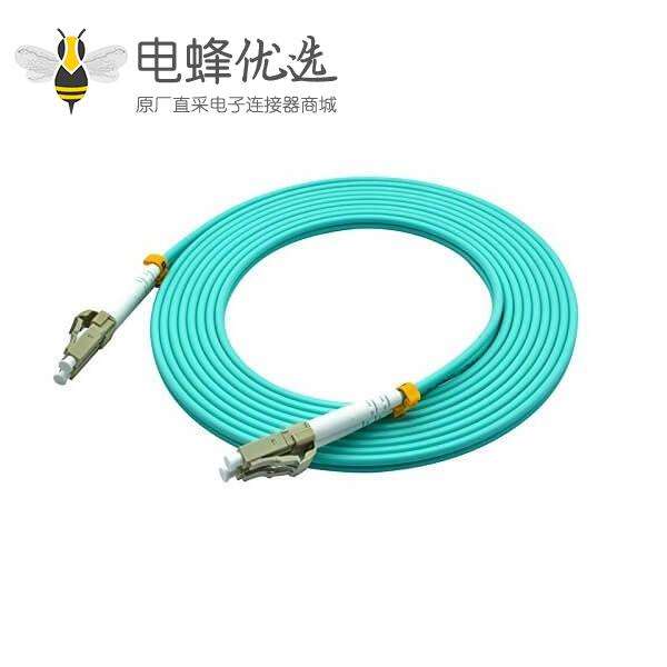 万兆LC-LC光纤跳线3米双工多模OM3