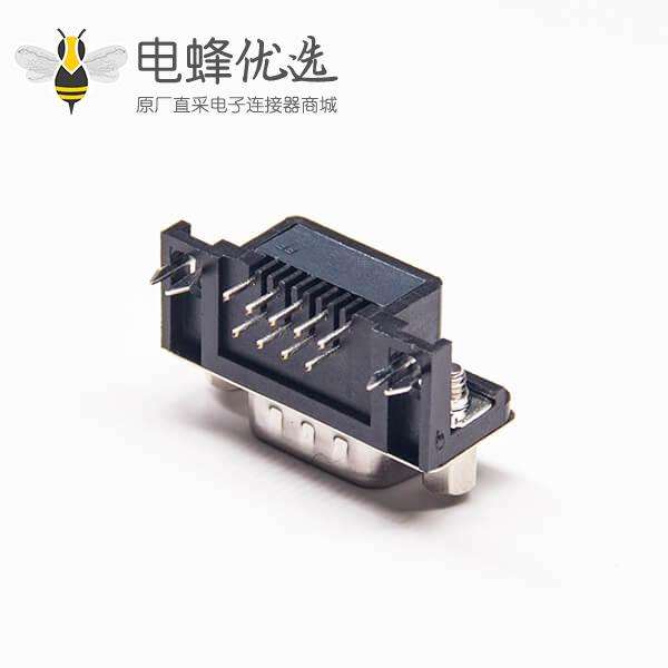 D-sub DR 9PIN公头90度插板