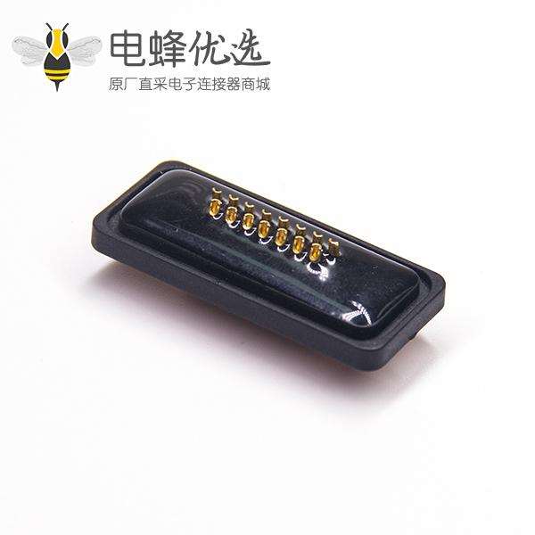 防水D-sub 15针母头2排焊线红色防水套