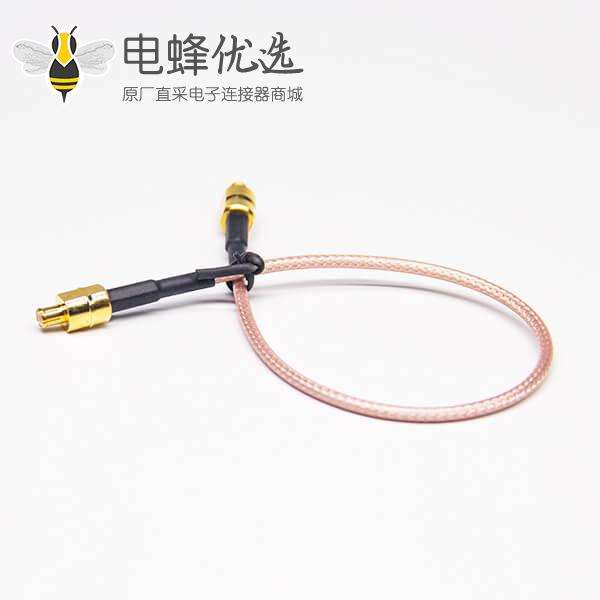 MCX 连接器公转公接RG316线长20cm