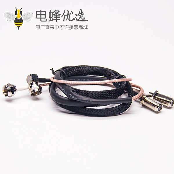 F母头转179线定制2根线束带编织网线束组