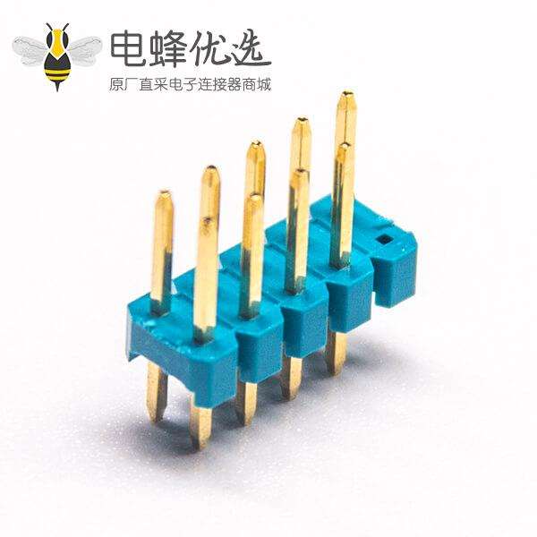 双排直排插针绿色塑胶排针长10.8mm穿孔式10pcs