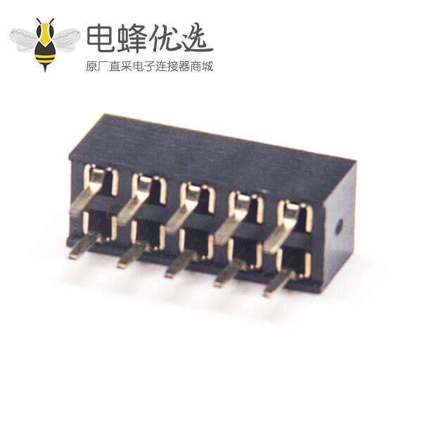 2.0间距双排母直式单塑2&times;5Pin插PCB板10pcs