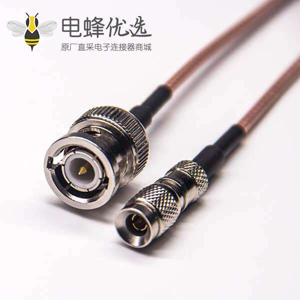 din直公头1.02.3转bnc直公头组装电缆