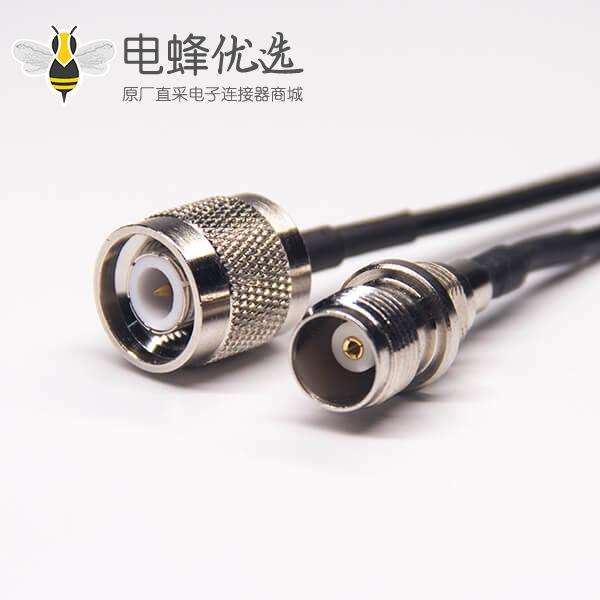 tnc公头接头转母头射频组装电缆RG174线材