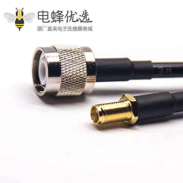 TNC公头直式转SMA母头直式RF线材接RG223 RG58