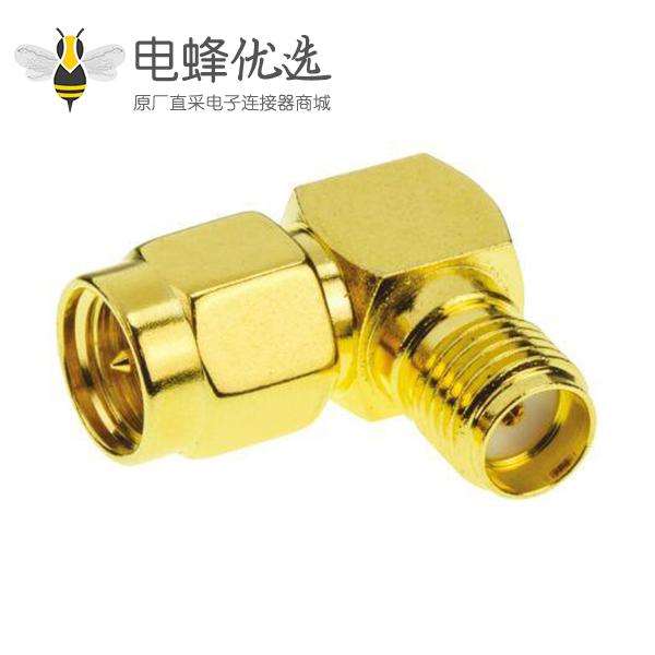 SMA公转母90度转接头