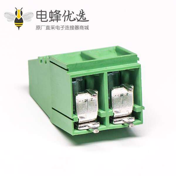 接线端子绿色直式良芯穿孔式PCB板端安装