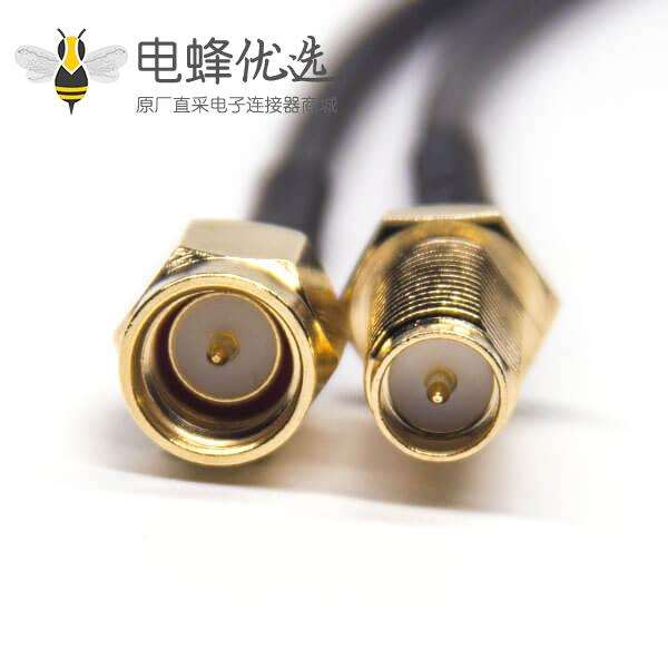 rp-sma接口公头直式转sma公头直式