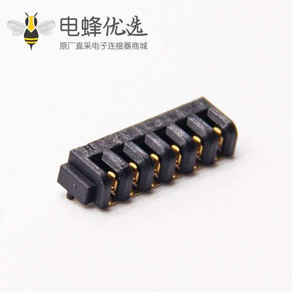 贴片电池座2.0MM间距6芯母座连接器