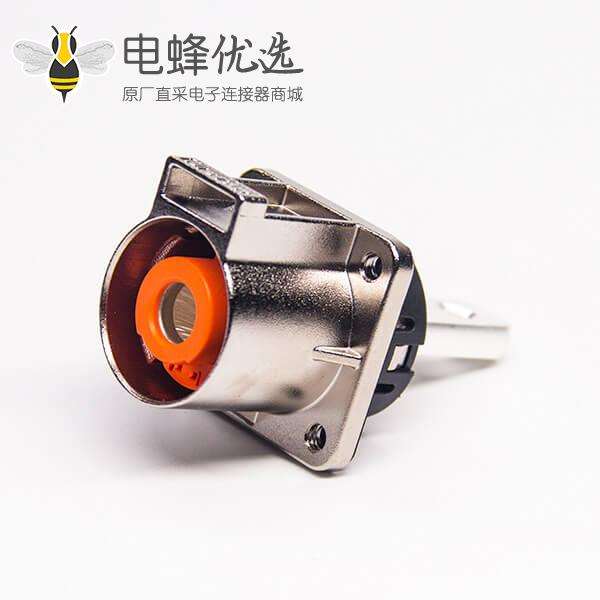 耐高压连接器金属单芯互锁直式插座电流200A