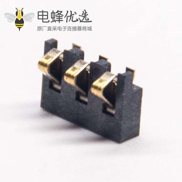 电池座弹片式PH2.0贴板安装公插头PCB板3芯镀金