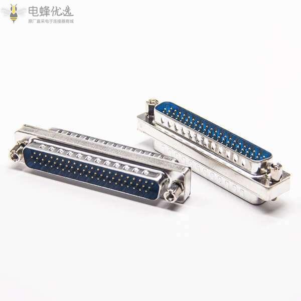 D-Sub高密度连接器180&deg;金属62芯公转公转接头