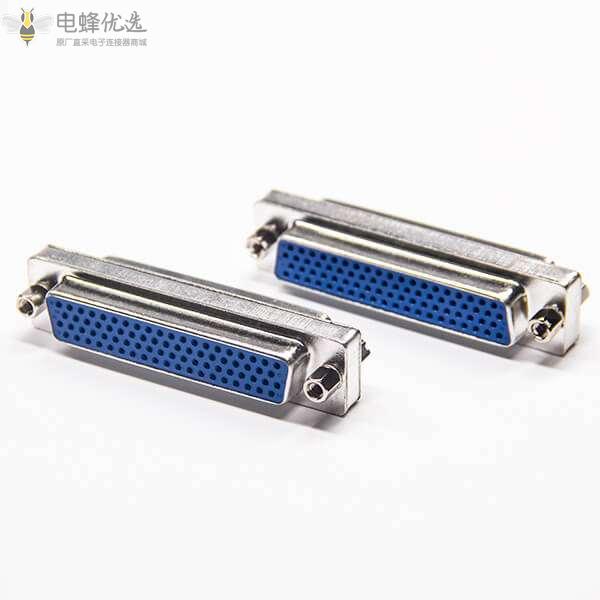 DB转接头金属直式78芯高密度母头转母头