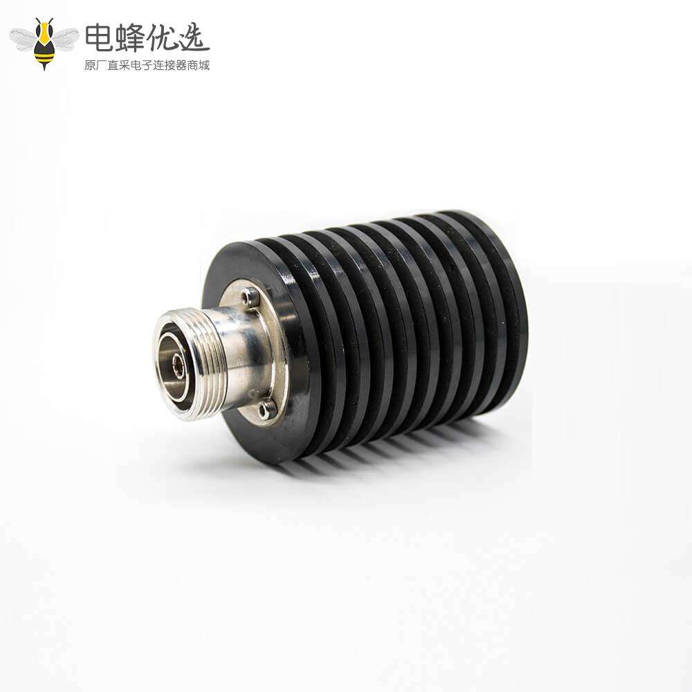 DIN母头负载连接器直式标准同轴射频避雷器