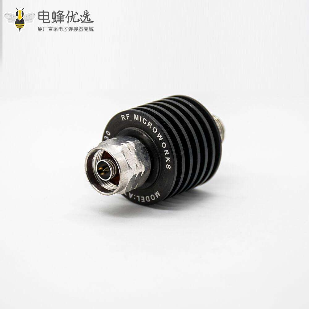 RF衰减器N头公头转母头直式天馈防雷器负载连接器10W-4GN30