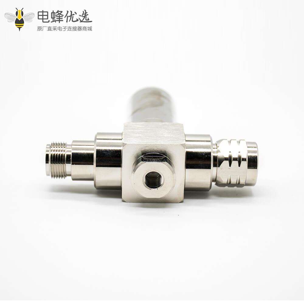 N公头转N母头转接头直式T型同轴射频避雷器
