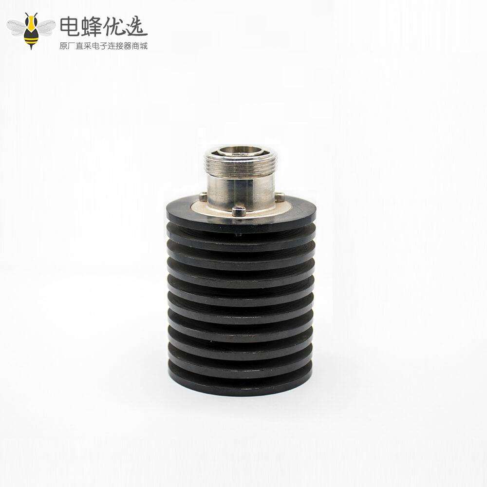 DIN母头负载连接器直式标准同轴射频避雷器