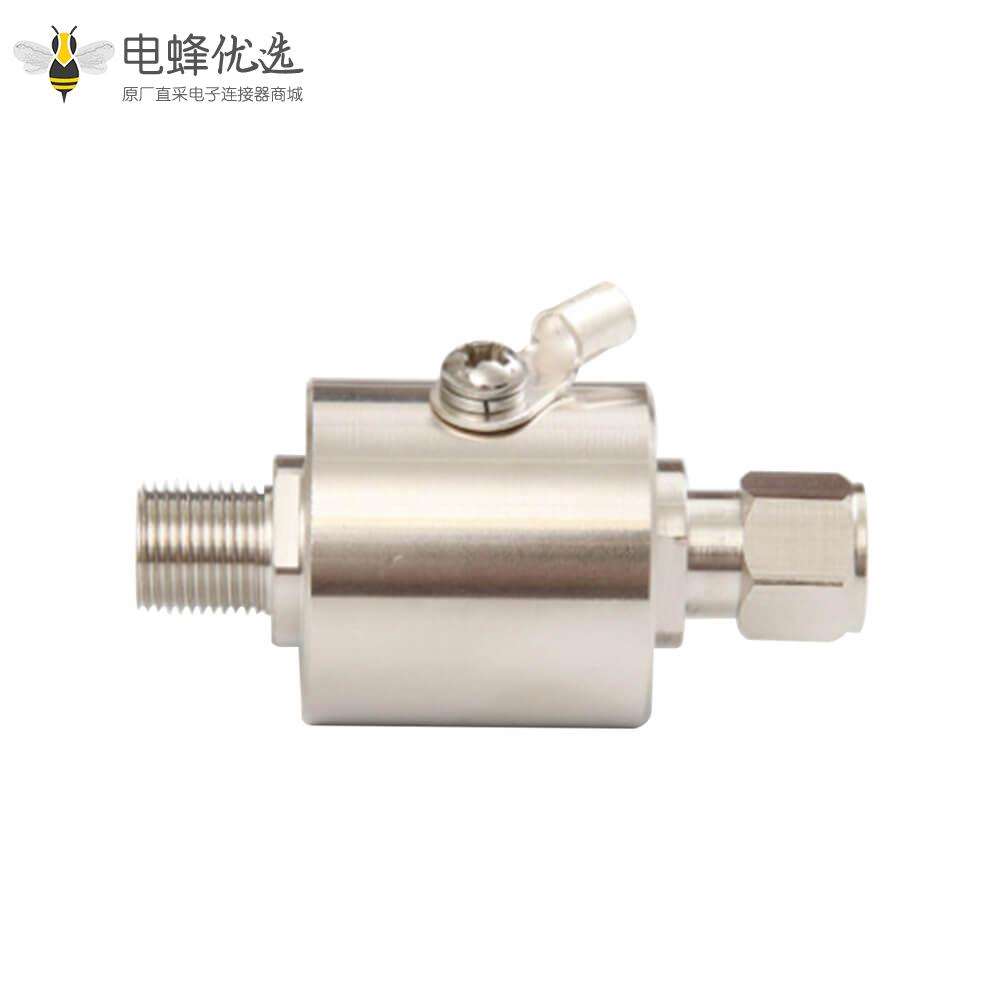 同轴防雷器IP67英制FL10转FL10直式母转母75&Omega;RF射频避雷器