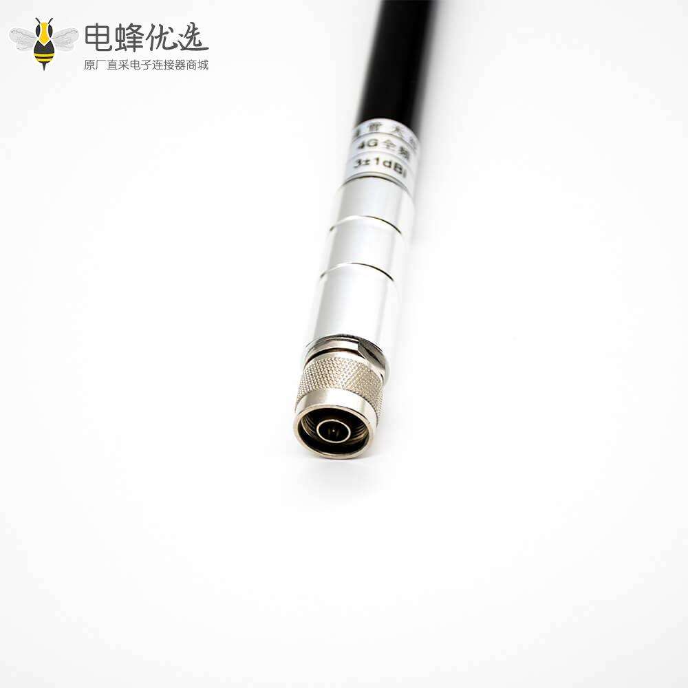 4g室内天线远程N公插头连接器标准直式螺纹连接