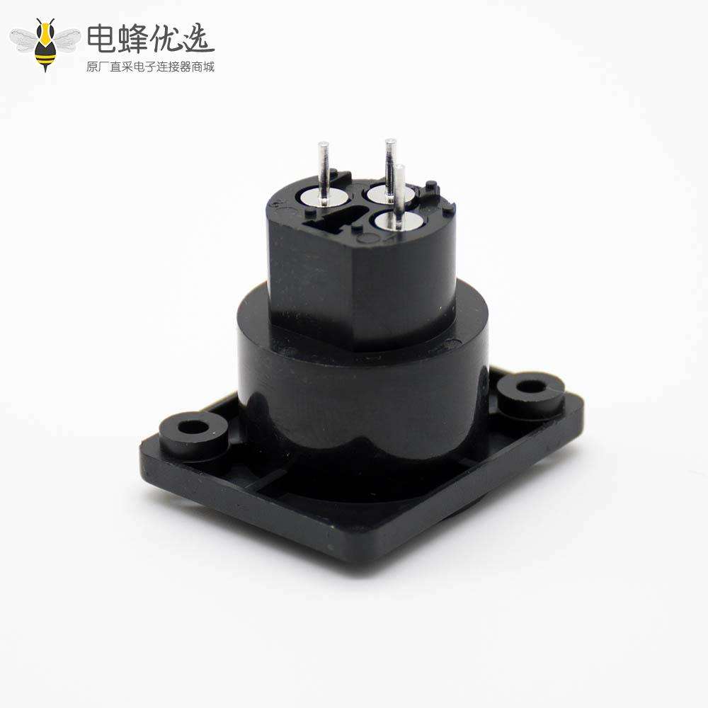 音响专业插座3针XLR母插座插孔直式面板安装