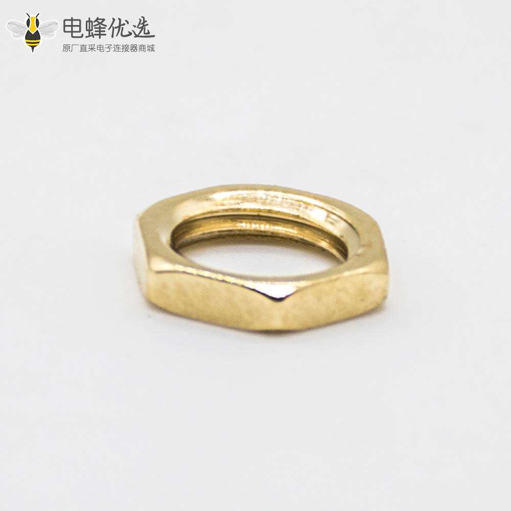 铜螺母SMA金属镀金六角螺母