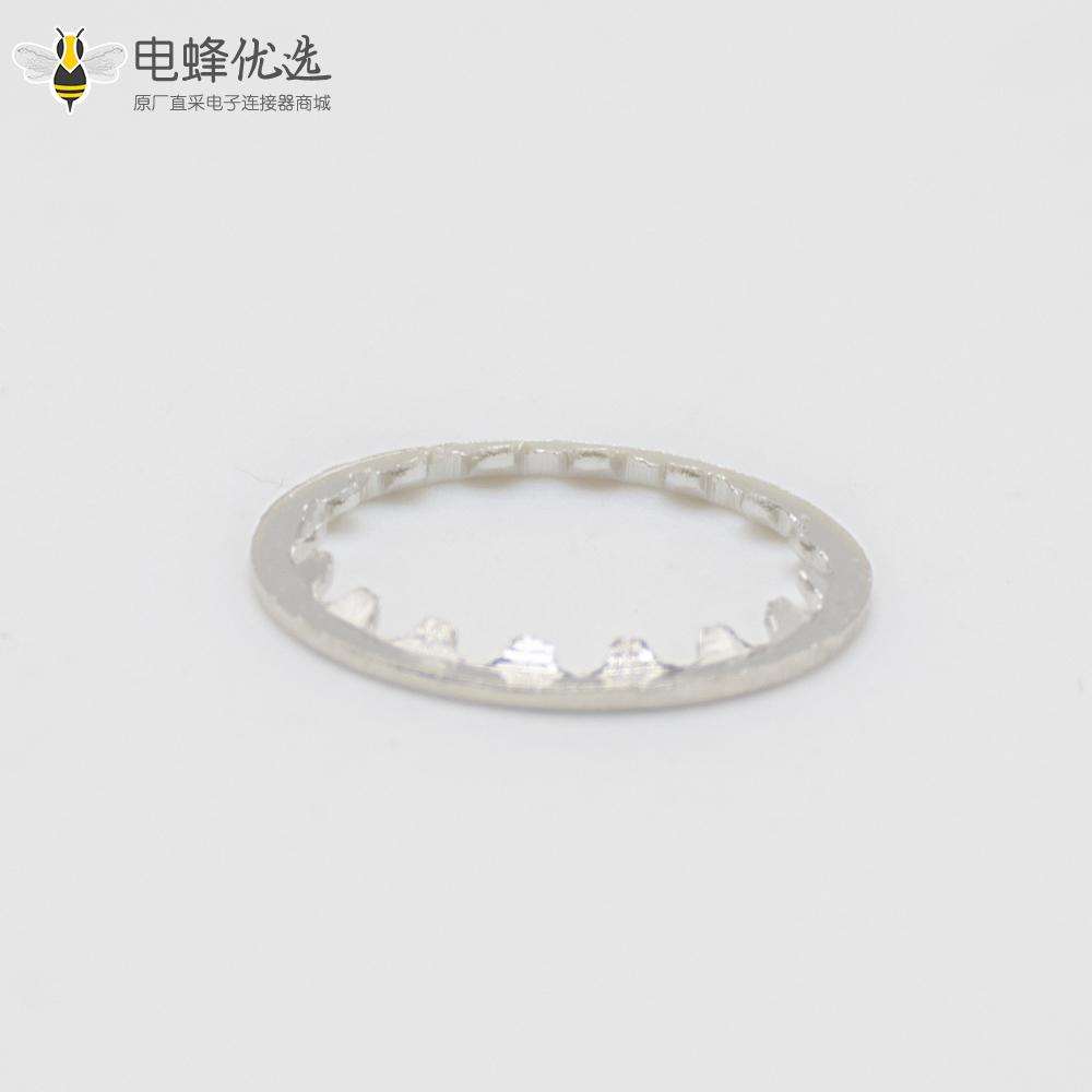 锁紧螺母垫片镀镍F母头带齿垫片