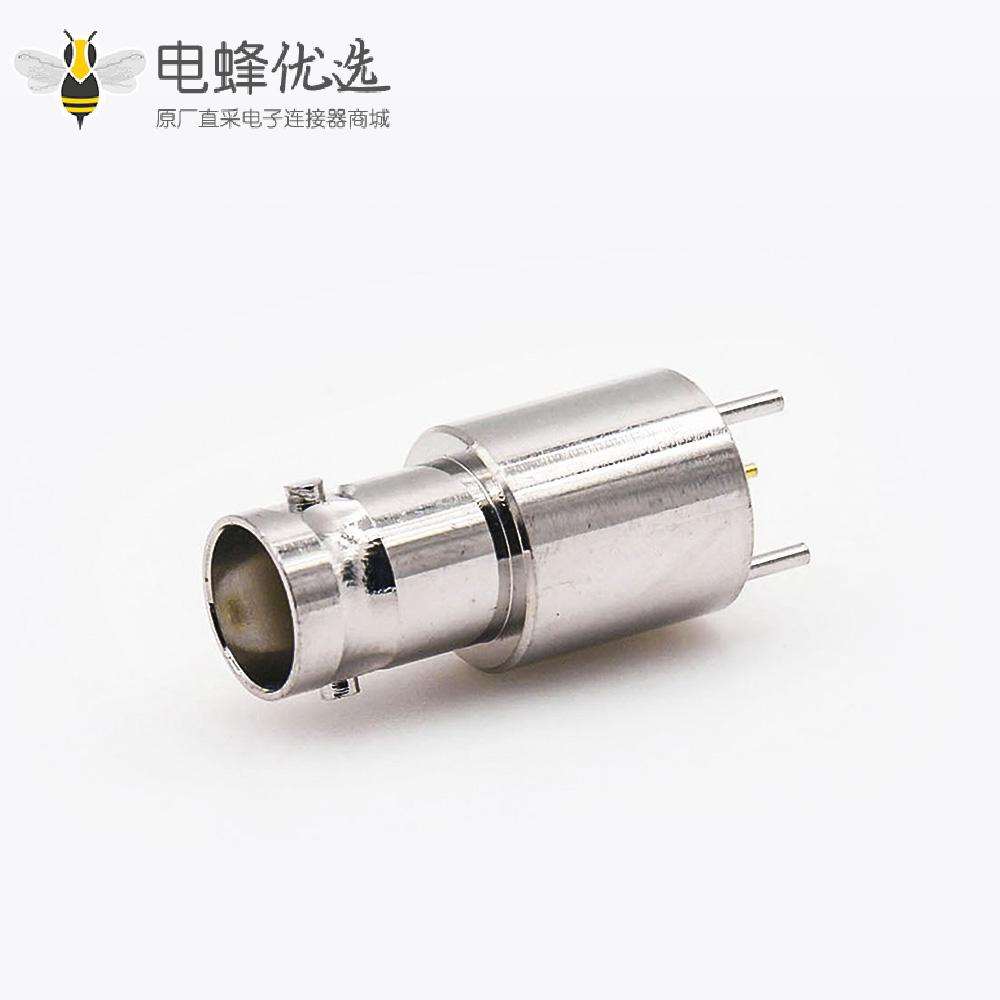BNC连接器PCB安装母头直插