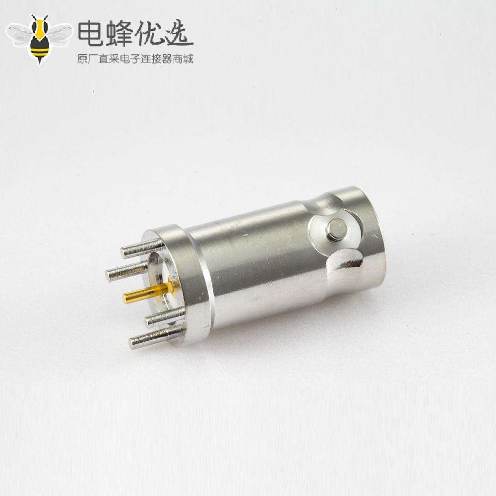 BNC母头50&Omega;连接器直式PCB安装插孔