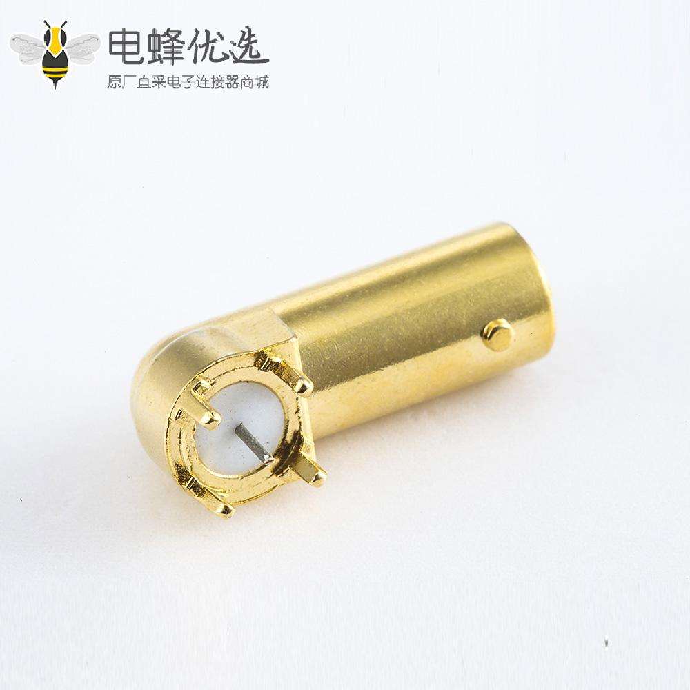 BNC连接器75&Omega;母弯式PCB安装插孔