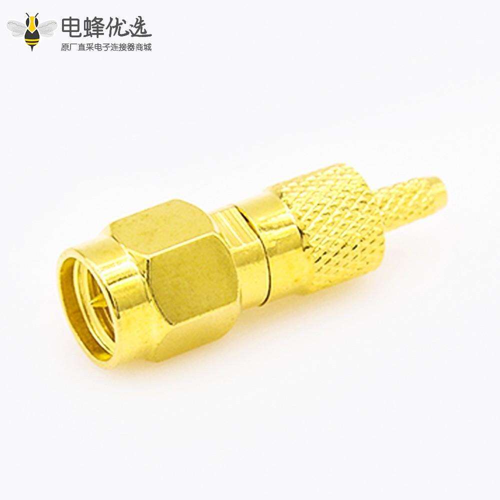 RG174 / RG316压接SMA连接器直式公头