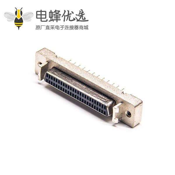SCSI 50P连接器HPDB母头直式刺破式接线插座