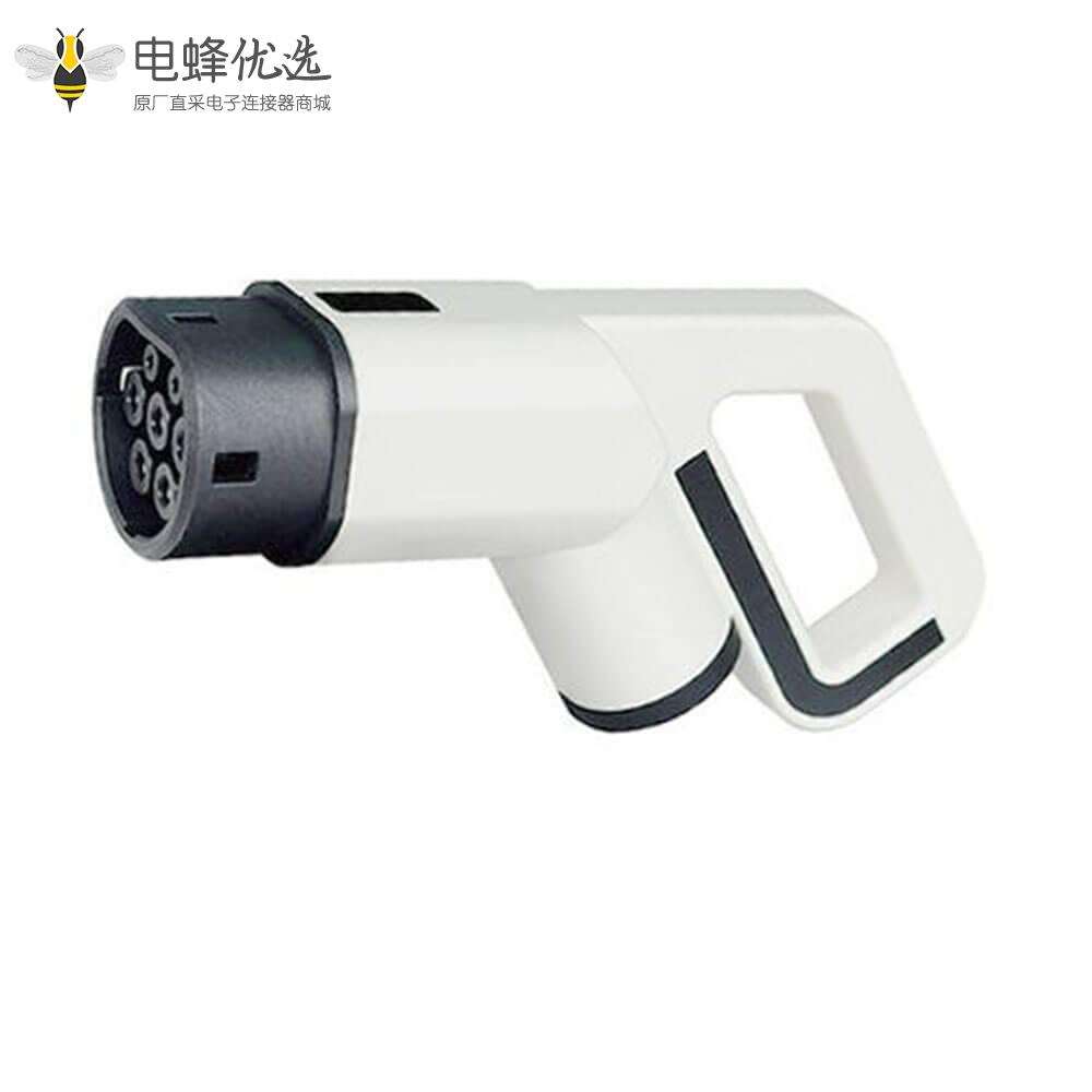 欧标电动车充电枪IEC62196 32A/63A 车辆端充电插头