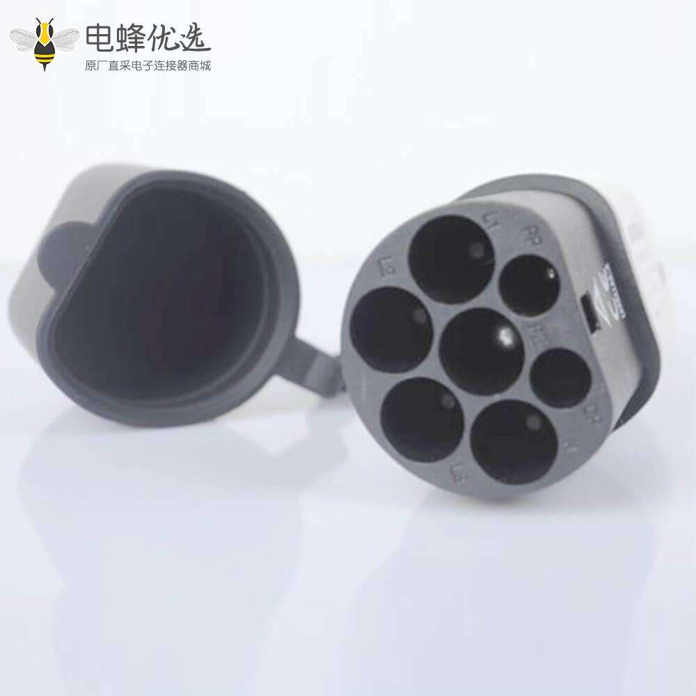 新能源充电枪IEC62196欧标桩端充电插头