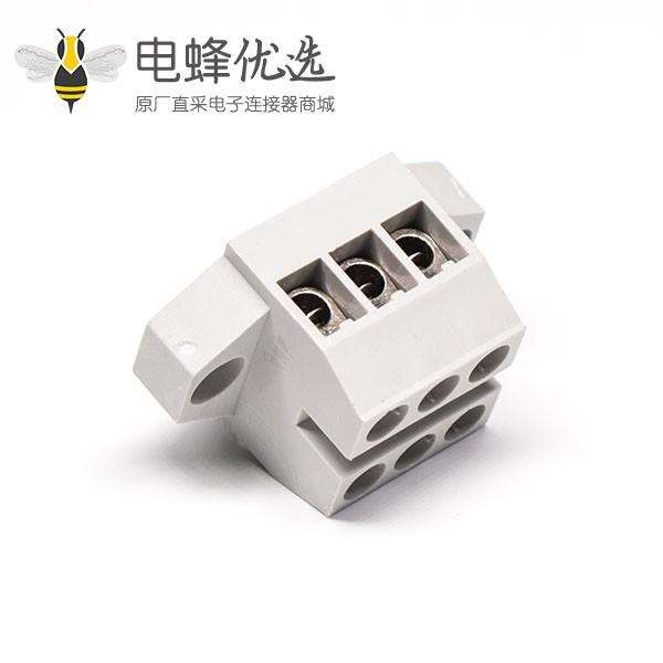 贯通式接线端子灰白的焊接式法兰安装